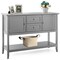 Storage Console Table with Drawers for Entryway or Living Room